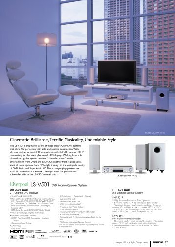 Cinematic Brilliance,Terrific Musicality, Undeniable Style - Onkyo