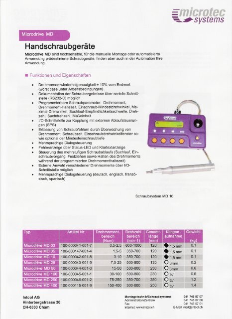 =microtec - Intool AG