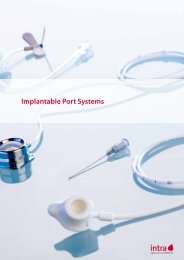 Implantable Port Systems - Intra Special Catheters GmbH
