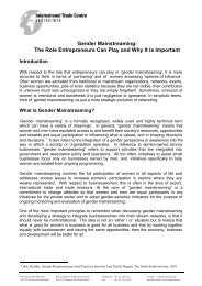 Gender Mainstreaming: The Role Entrepreneurs Can Play and Why ...