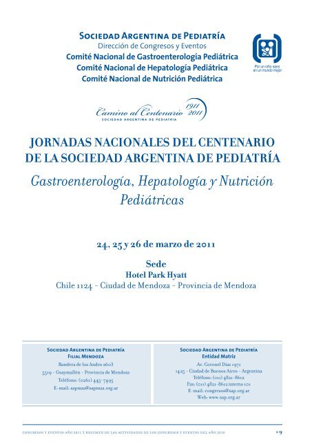 SocIEDAD ARGENTINA DE PEDIATRíA - IntraMed