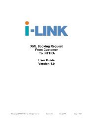 XML Booking Request From Customer To INTTRA User Guide ...