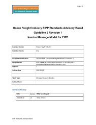 Ocean Freight Industry EIPP Standards Advisory Board ... - Inttra