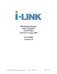 300 Reservation (Booking Request) ANSI X-12 Version 4010 ... - Inttra