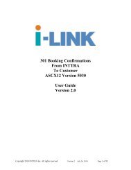 301 Booking Confirmations From INTTRA To Customer ASCX12 ...