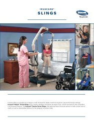 Glossy Sell Sheet - Invacare