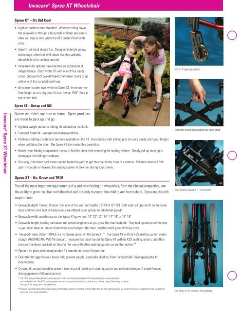 InvacareÂ® Spree XT Wheelchair