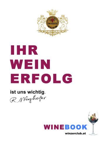 IHR WEIN ERFOLG! winzerclub.at