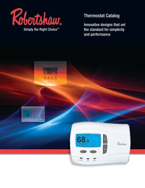 Thermostat Catalog Invensys Controls
