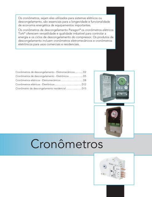 CATÃLOGO DE PRODUTO - Invensys Controls