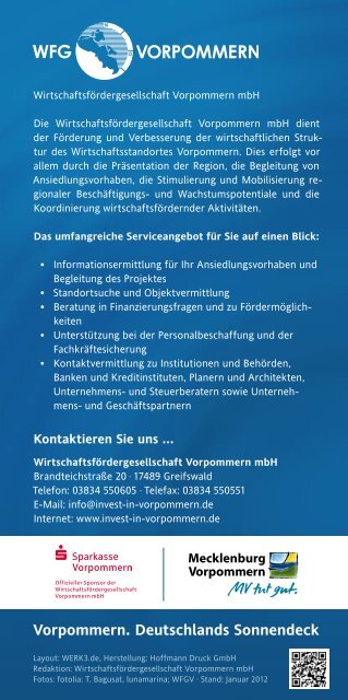 Hafenstandorte in Vorpommern - WirtschaftsfÃ¶rdergesellschaft ...