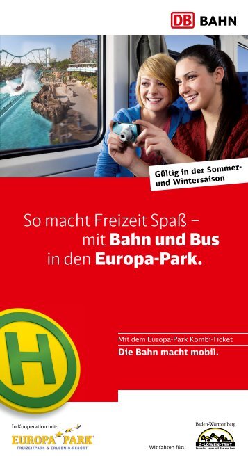 So macht Freizeit Spaß – mit Bahn und Bus in den Europa-Park.