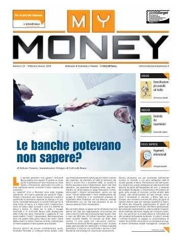 Mymoney n.25 gen/feb Esec. PT - Tradinglab - UniCredit