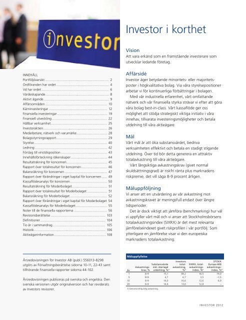 Ãrsredovisning 2012 2.88 MB - Investor AB