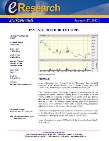 Invenio Resources Corp - InvestorIdeas.com