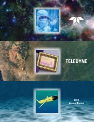 Teledyne Technologies - InvestQuest