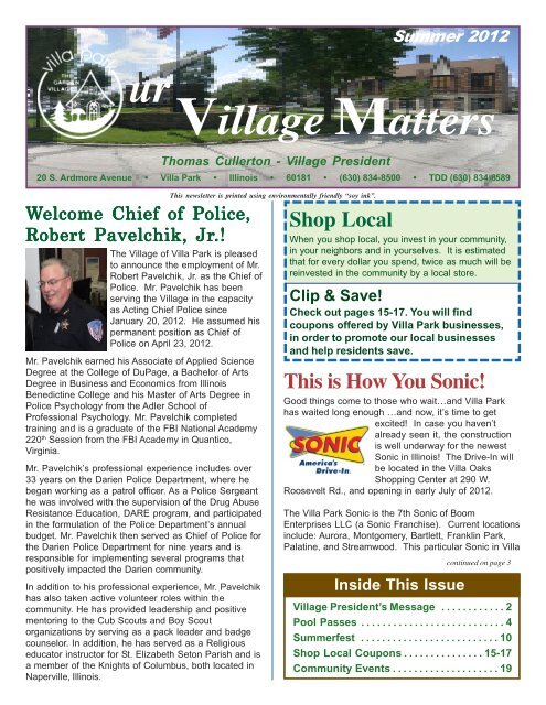 VM Summer 2010 - Village of Villa Park