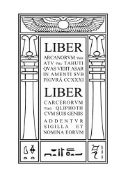 LIBER LIBER - Astrum Argentum