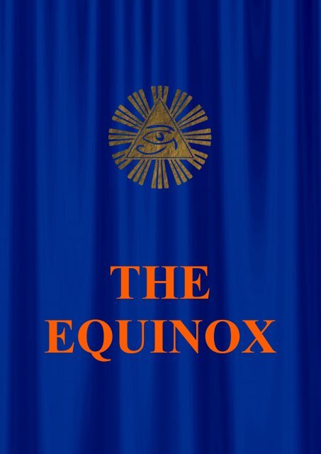 THE EQUINOX - Ra-Hoor-Khuit Network