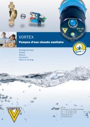 Vortex Pompe sanitaire BWZ 152/ V OT 1/ pi/èce 27430/ 2