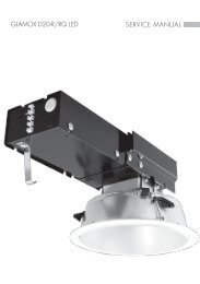 GLAMOX D20-R/RQ LED SERVICE MANUAL - Inwerk