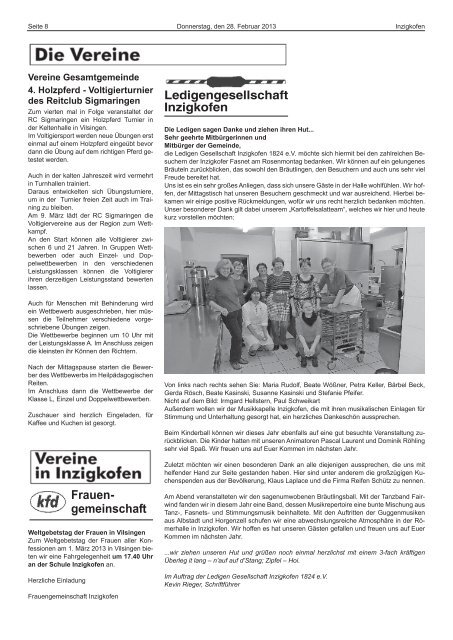 BÃ¼rgerblatt 09/201 - Inzigkofen