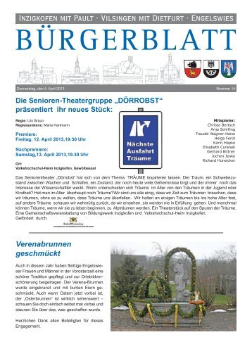 BÃ¼rgerblatt 14/201 - Inzigkofen