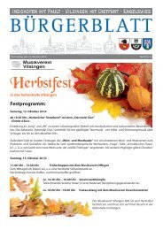 Herbstfest - Inzigkofen