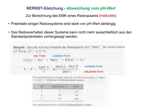 Vorlesung 5 - Redox