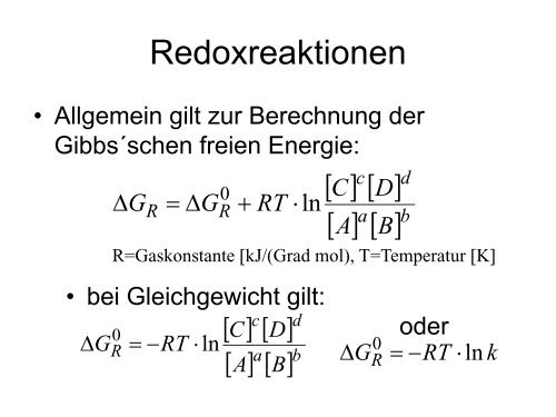 Vorlesung 5 - Redox