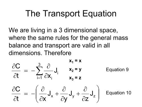 Derivation of Basic Transport Equation (A. ErtÃ¼rk)