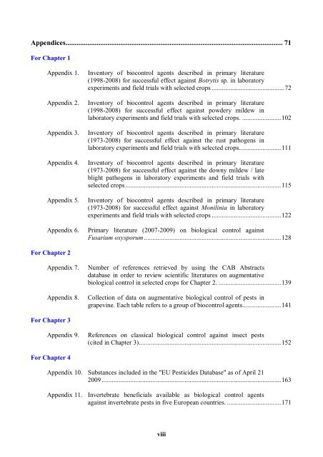 Classical and augmentative biological control against ... - IOBC-WPRS