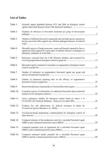 Classical and augmentative biological control against ... - IOBC-WPRS