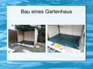 Bau eines Gartenhaus