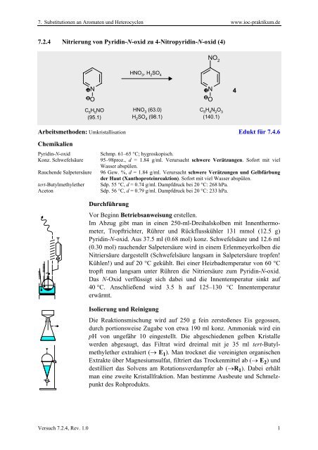 7.2.4: 4-Nitropyridin-N-oxid