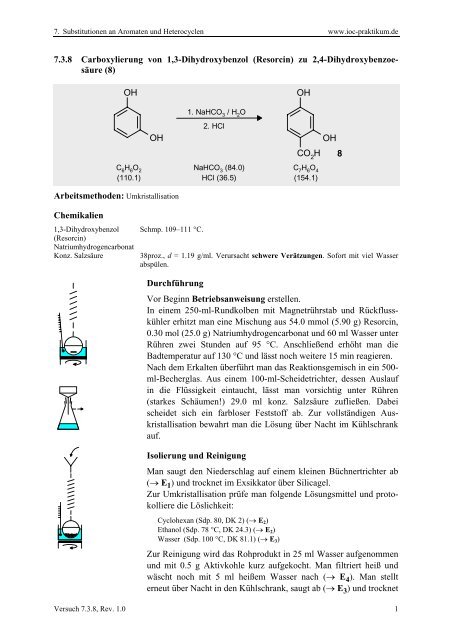 7.3.8: 2,4-DihydroxybenzoesÃ¤ure