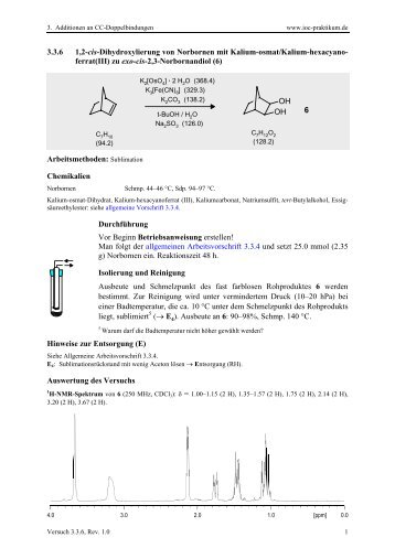 3.3.6: exo-cis-2,3-Norbornandiol