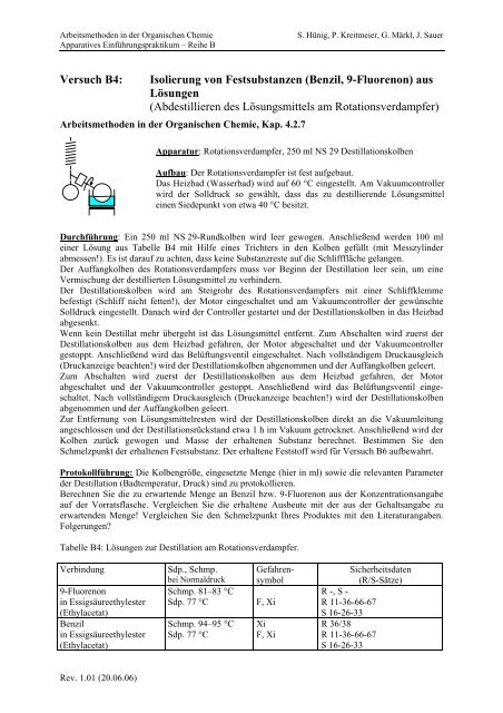 (Rotationsverdampfer) (pdf)