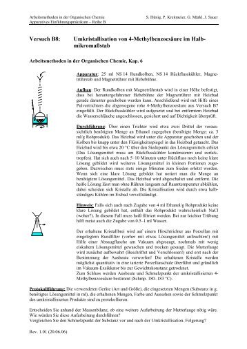 Umkristallisation im Halbmikrostab (pdf)