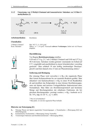 1.1.2: 2-Chlor-2-methylbutan