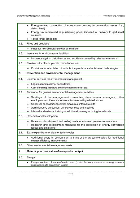 Environmental Management Accounting Procedures and Principles