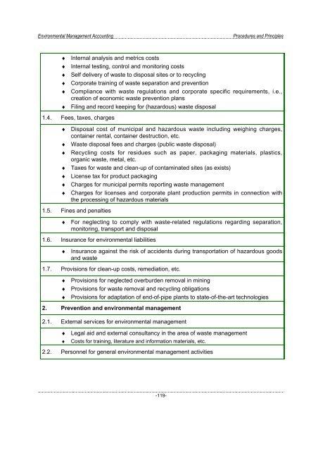 Environmental Management Accounting Procedures and Principles