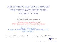 Relativistic numerical models for stationary superfluid neutron stars