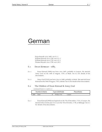 kinrade german.pdf - The Isle of Man Family History Society