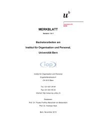 Merkblatt Bachelorarbeit Version 1.4.1 - Institut für Organisation und ...