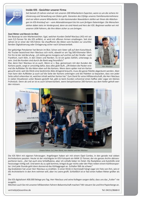 weiter zum Newsletter vom 01.10.2012 - IOS GmbH