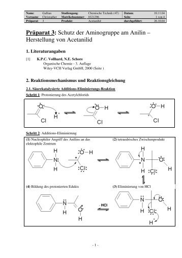 Präparat 3 - Christopher Gallian, Diplom-Ingenieur der Chemischen ...