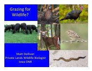 Grazing for wildlife? (Matt Dollison, IDNR) - Iowa Beef Center