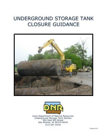 Underground Storage Tank - Iowa Department of Natural Resources