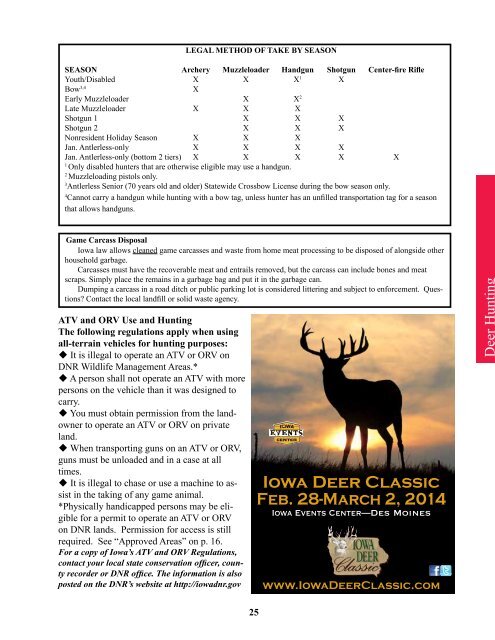 2012-13 Iowa Hunting And Trapping Regulations - Iowa Department ...